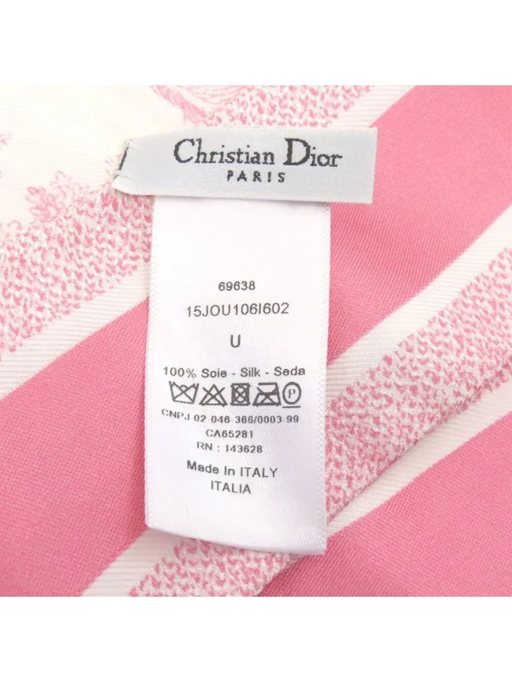 Dior Mitzah Scarf Silk